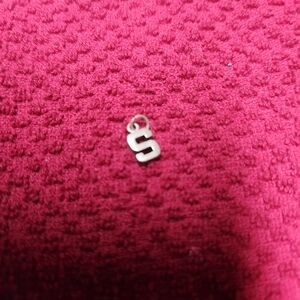 Silver Initial 'S' Pendant